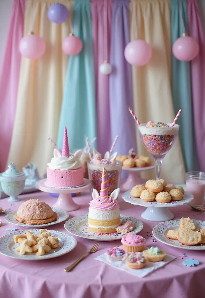 28 Halloween Table Décor Ideas for Every Gathering 24 28 Halloween Table Décor Ideas for Every Gathering - 24. Magical Unicorn Halloween