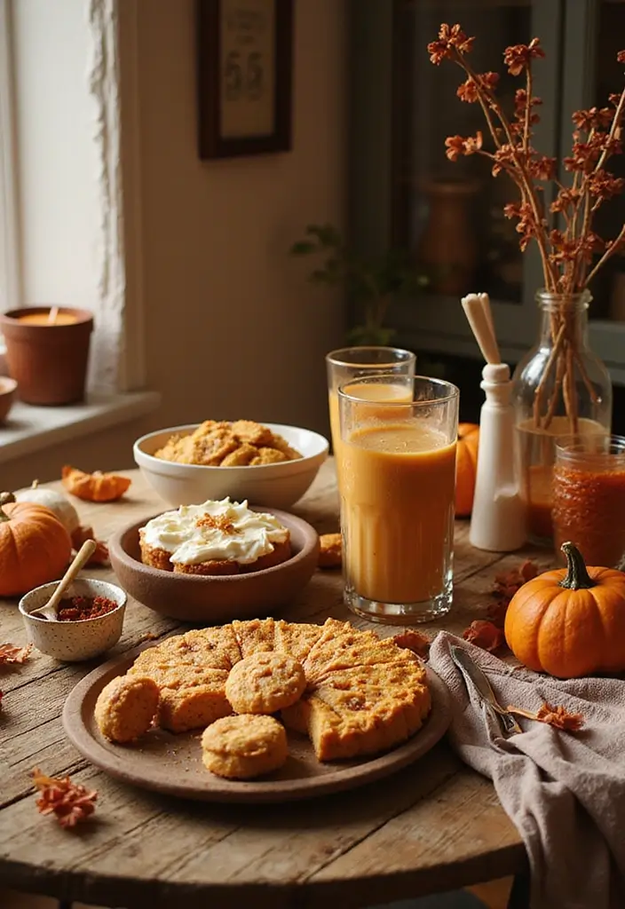 28 Halloween Table Décor Ideas for Every Gathering 28 28 Halloween Table Décor Ideas for Every Gathering - 28. Pumpkin Spice Everything