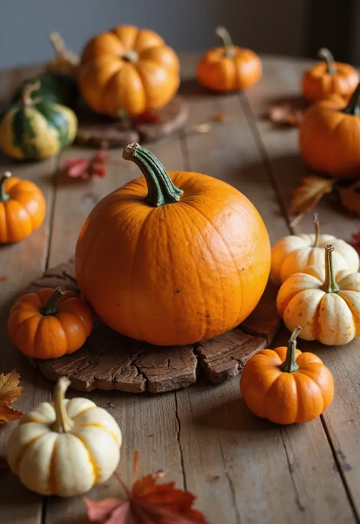 28 Halloween Table Décor Ideas for Every Gathering 3 28 Halloween Table Décor Ideas for Every Gathering - 3. Autumn Harvest Celebration