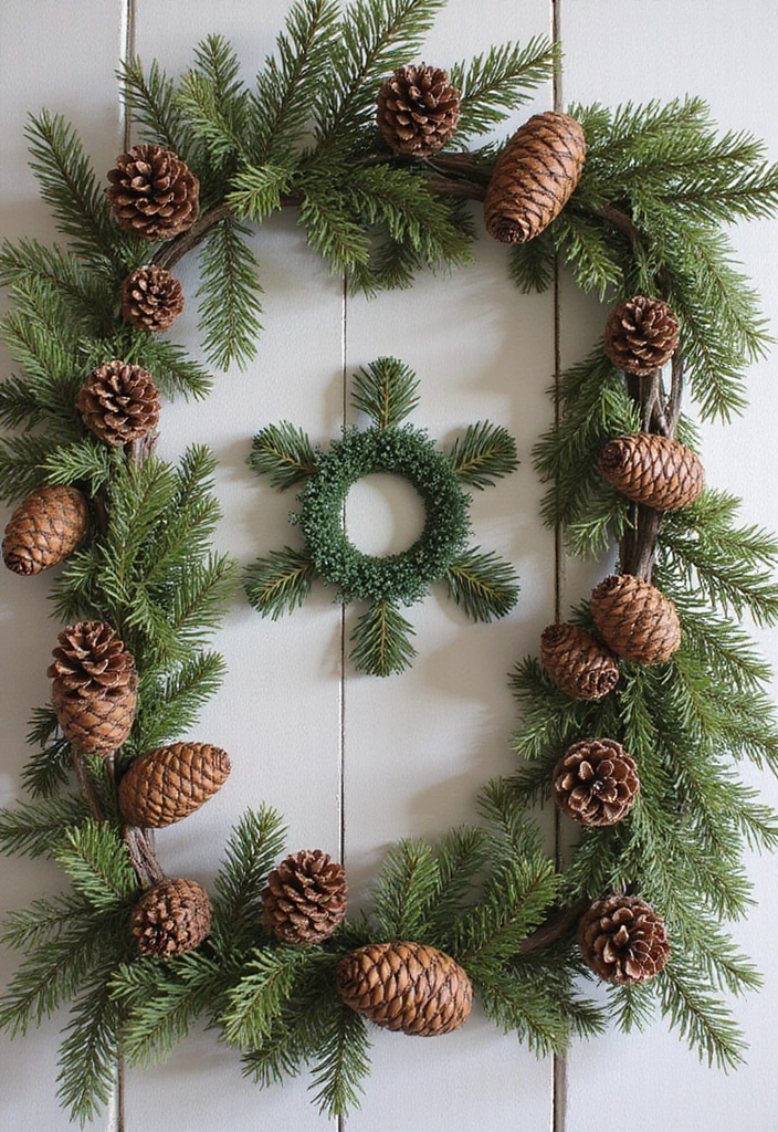 28 Outdoor Christmas House Decoration Ideas That Shine 12 28 Outdoor Christmas House Decoration Ideas That Shine - 12. Nature-Inspired Decorations