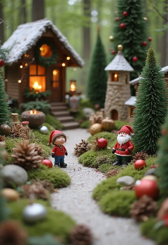 28 Outdoor Christmas House Decoration Ideas That Shine 25 28 Outdoor Christmas House Decoration Ideas That Shine - 25. Holiday Fairy Gardens