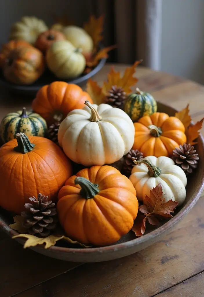 28 Simple Halloween Decoration Ideas That Still Impress 1 28 Simple Halloween Decoration Ideas That Still Impress - 1. Classic Pumpkin Arrangement