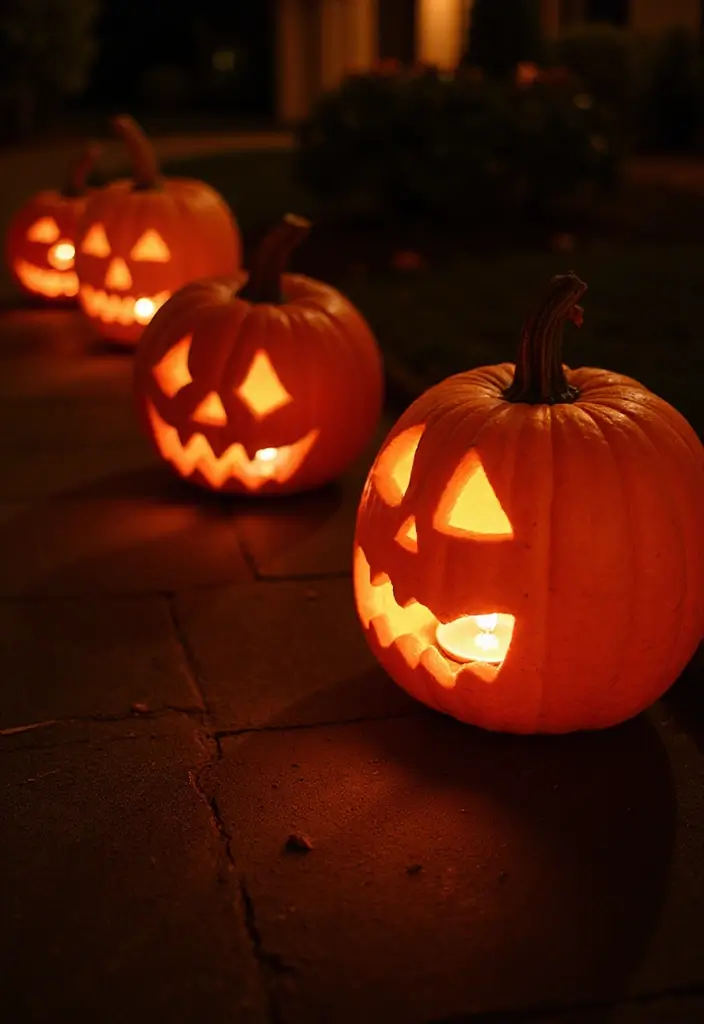 28 Simple Halloween Decoration Ideas That Still Impress 7 28 Simple Halloween Decoration Ideas That Still Impress - 7. Pumpkin Lanterns