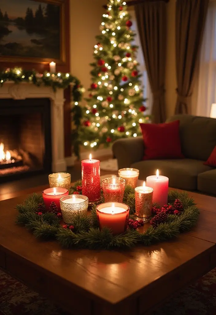 29 Apartment Christmas Decor Ideas for a Cozy Holiday Home 5 29 Apartment Christmas Decor Ideas for a Cozy Holiday Home - 5. Scented Candles Galore