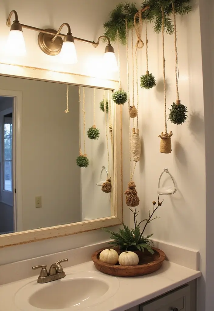 29 Bathroom Christmas Decor Ideas That Spark Joy 23 29 Bathroom Christmas Decor Ideas That Spark Joy - 23. DIY Holiday Ornaments