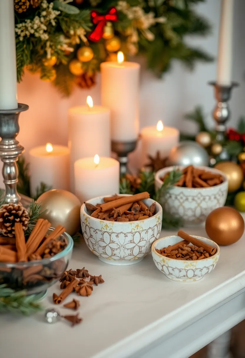 29 Christmas Mantel Decorating Ideas You’ll Want to Try 26 29 Christmas Mantel Decorating Ideas You’ll Want to Try - 26. Holiday Aromas
