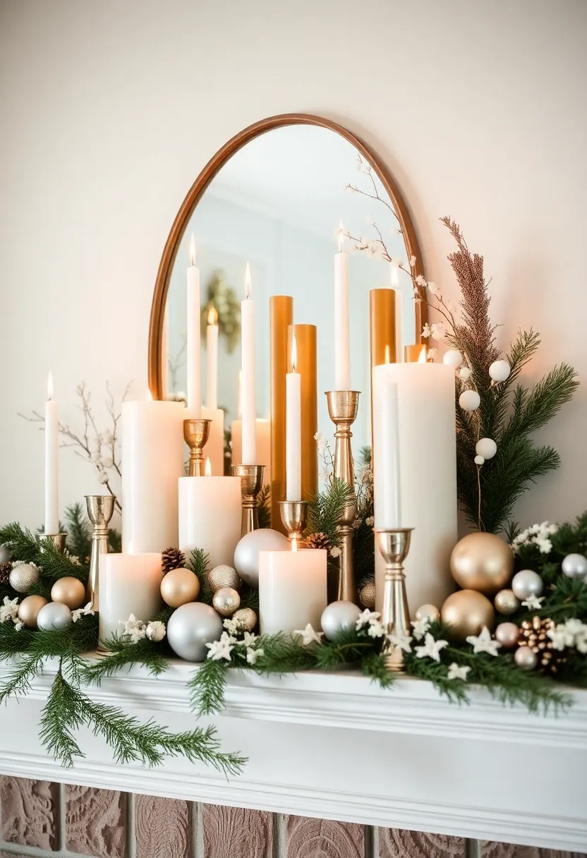 29 Christmas Mantel Decorating Ideas You’ll Want to Try 29 29 Christmas Mantel Decorating Ideas You’ll Want to Try - 29. Dynamic Layering Techniques