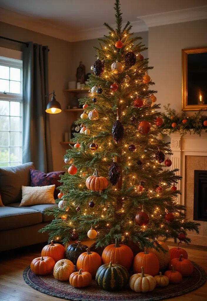 29 Halloween Decoration Ideas That Feel Unique & Fun 1 29 Halloween Decoration Ideas That Feel Unique & Fun - 1. Whimsical Halloween Tree
