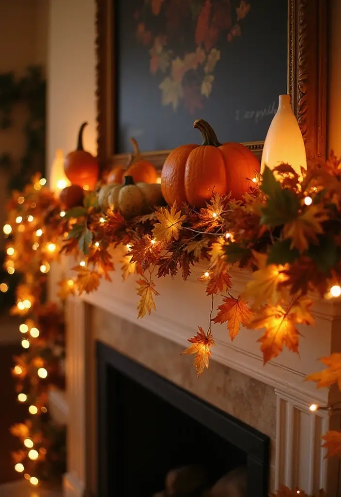 29 Halloween Decoration Ideas That Feel Unique & Fun 23 29 Halloween Decoration Ideas That Feel Unique & Fun - 23. Autumnal Garlands