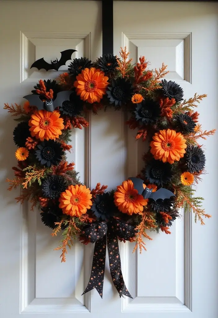 29 Halloween Decoration Ideas That Feel Unique & Fun 5 29 Halloween Decoration Ideas That Feel Unique & Fun - 5. Haunted Wreaths