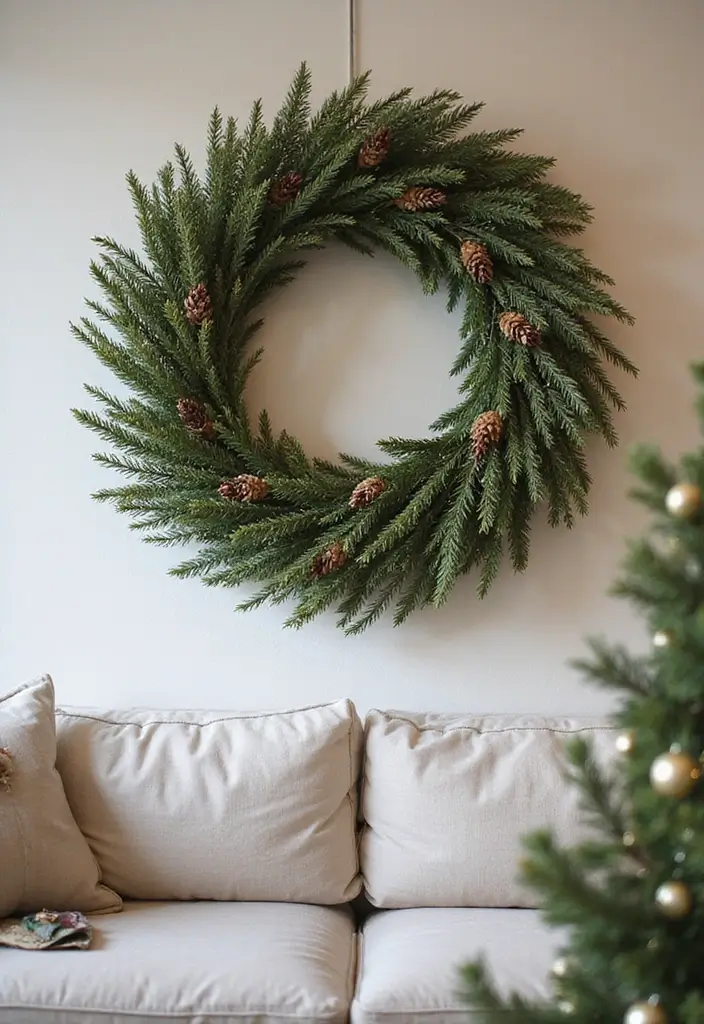 29 Living Room Christmas Decor Ideas You’ll Fall in Love With 10 29 Living Room Christmas Decor Ideas You’ll Fall in Love With - 10. Holiday Wreaths