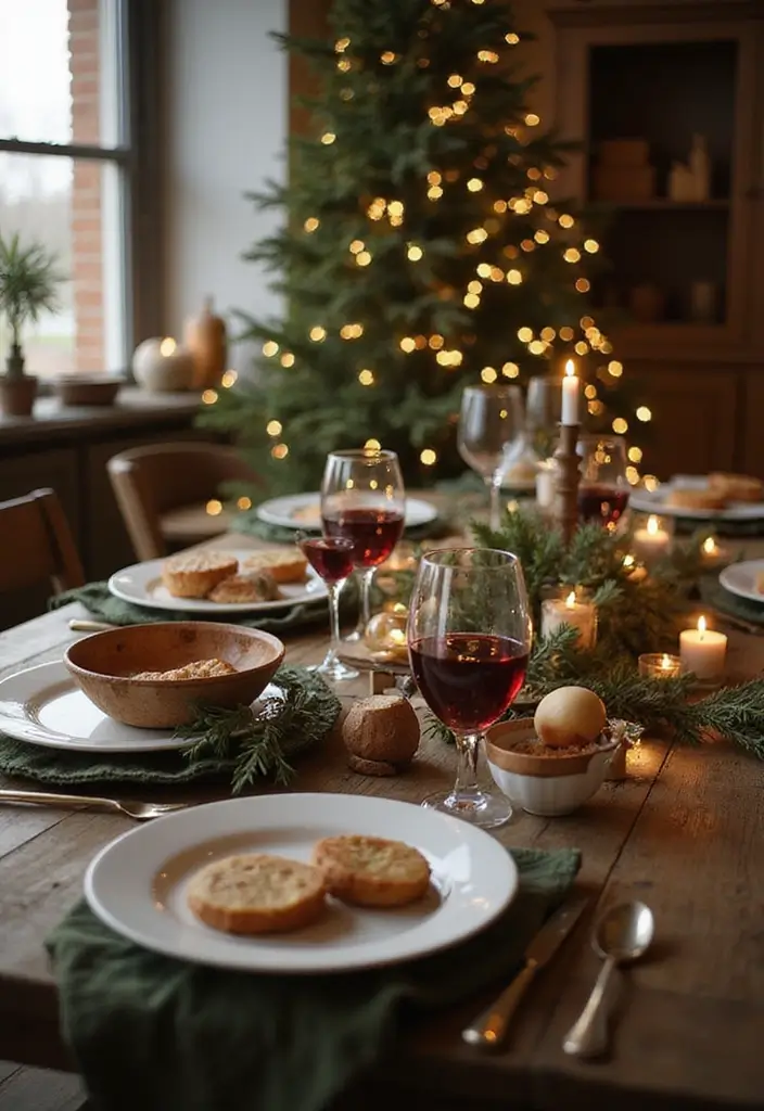 29 Living Room Christmas Decor Ideas You’ll Fall in Love With 16 29 Living Room Christmas Decor Ideas You’ll Fall in Love With - 16. Seasonal Table Settings