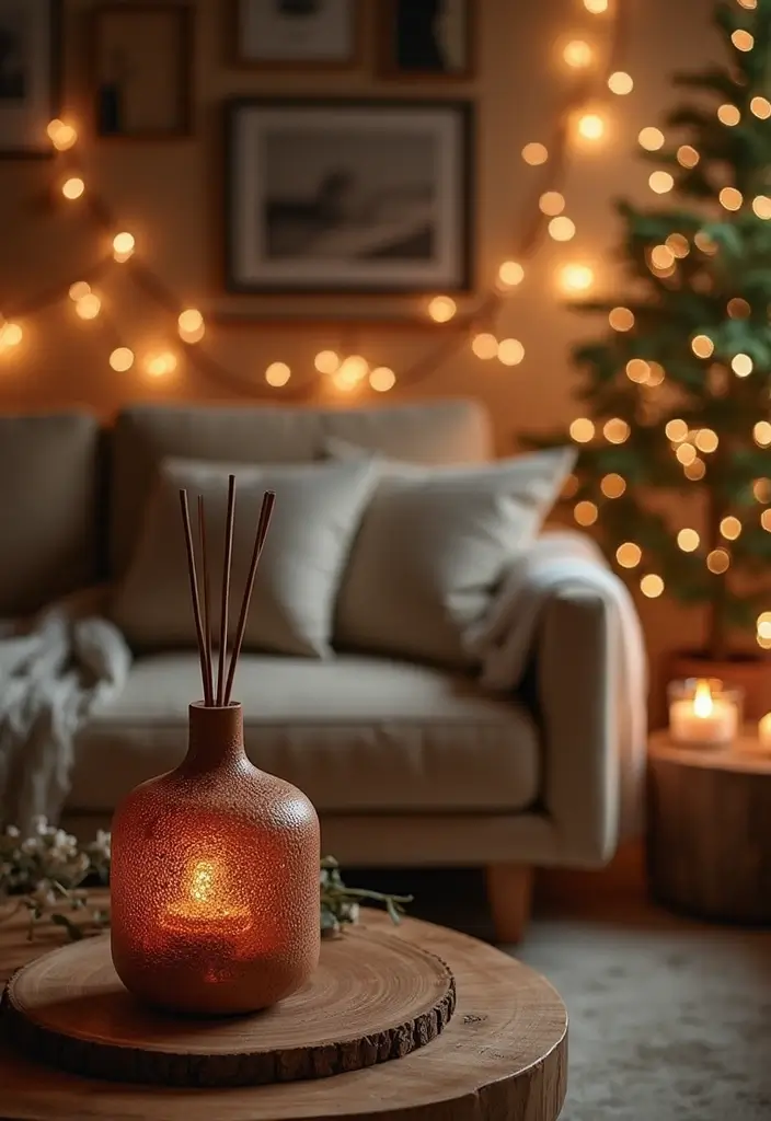 29 Living Room Christmas Decor Ideas You’ll Fall in Love With 28 29 Living Room Christmas Decor Ideas You’ll Fall in Love With - 28. Seasonal Scent Diffusers