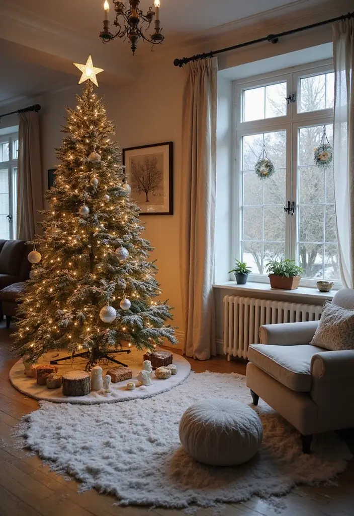 29 Living Room Christmas Decor Ideas You’ll Fall in Love With 29 29 Living Room Christmas Decor Ideas You’ll Fall in Love With - 29. Snowy Accents
