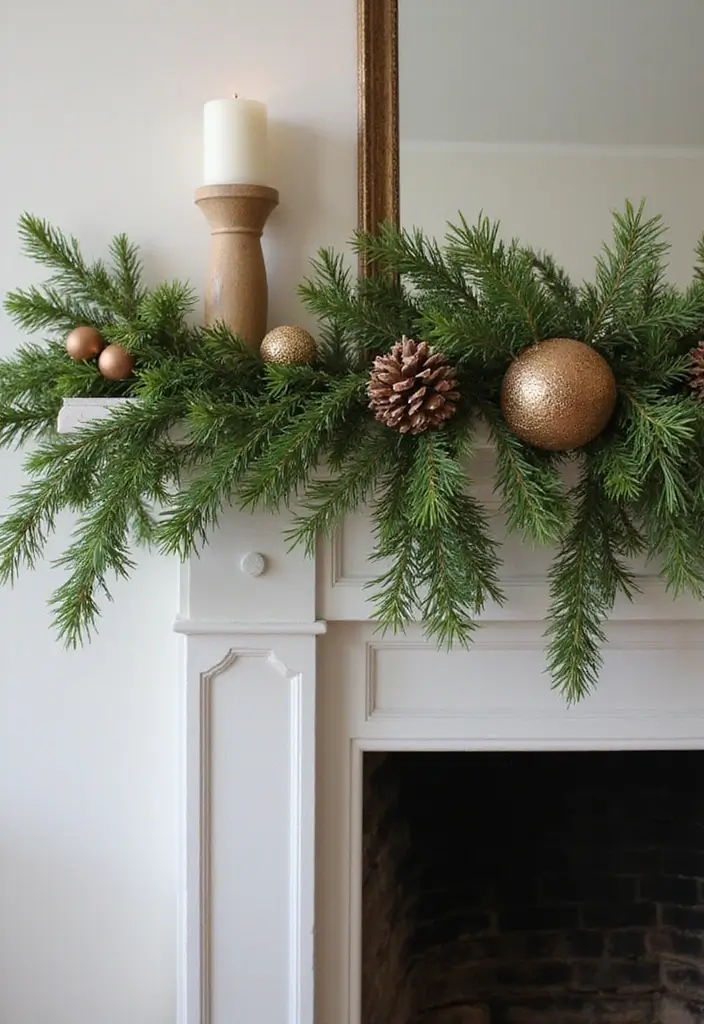 29 Living Room Christmas Decor Ideas You’ll Fall in Love With 6 29 Living Room Christmas Decor Ideas You’ll Fall in Love With - 6. Festive Garland Accents