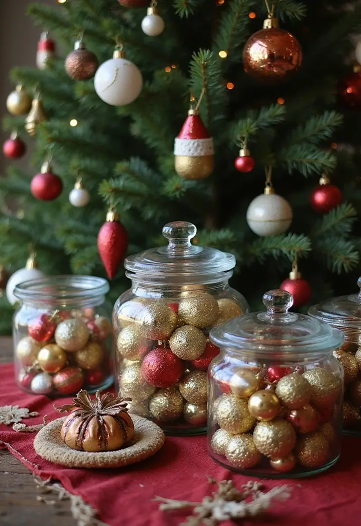29 Living Room Christmas Decor Ideas You’ll Fall in Love With 7 29 Living Room Christmas Decor Ideas You’ll Fall in Love With - 7. Vintage Ornaments