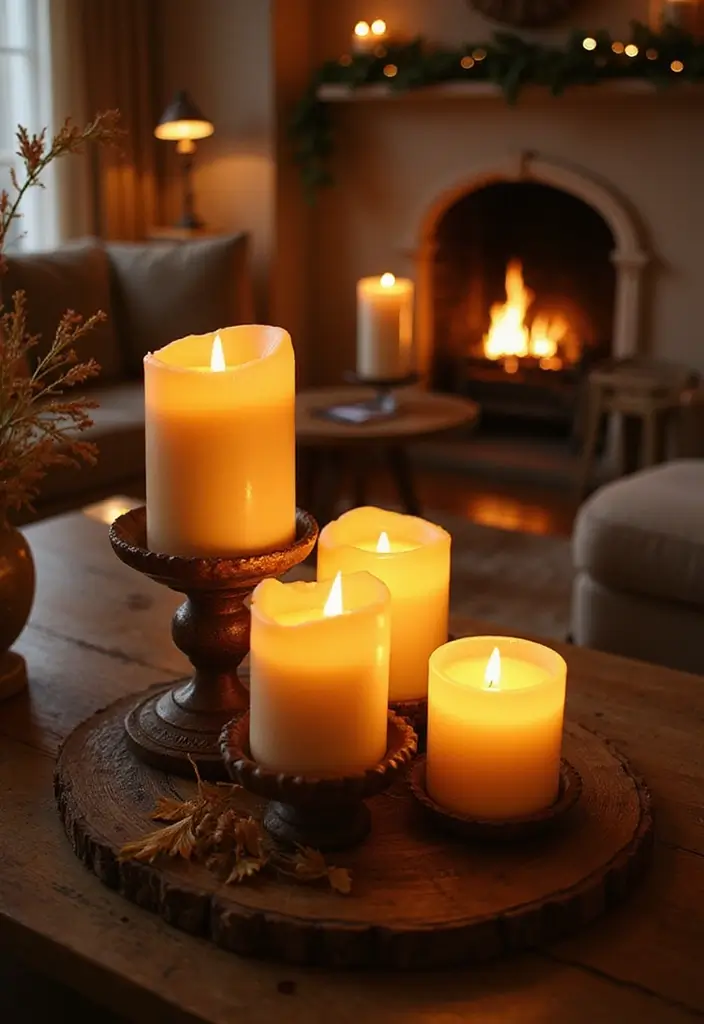 29 Living Room Christmas Decor Ideas You’ll Fall in Love With 9 29 Living Room Christmas Decor Ideas You’ll Fall in Love With - 9. Scented Candles
