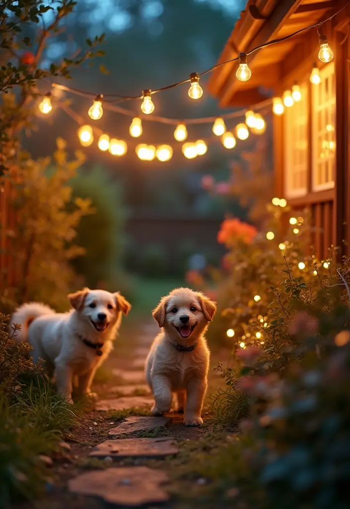 29 Outdoor Christmas Light Ideas That Shine Bright - 18. Pet-Friendly Outdoor Lights