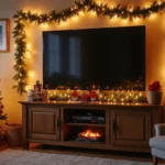 29 TV Stand Christmas Decor Ideas That Look Perfect