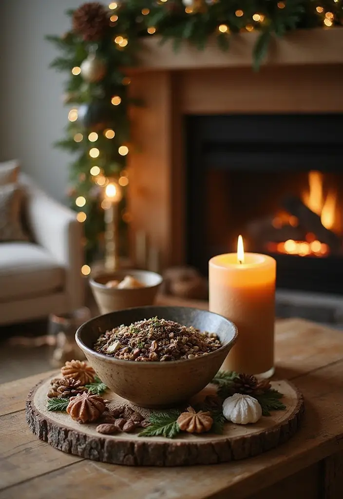 29 TV Stand Christmas Decor Ideas That Look Perfect 18 29 TV Stand Christmas Decor Ideas That Look Perfect - 18. Seasonal Scented Elements