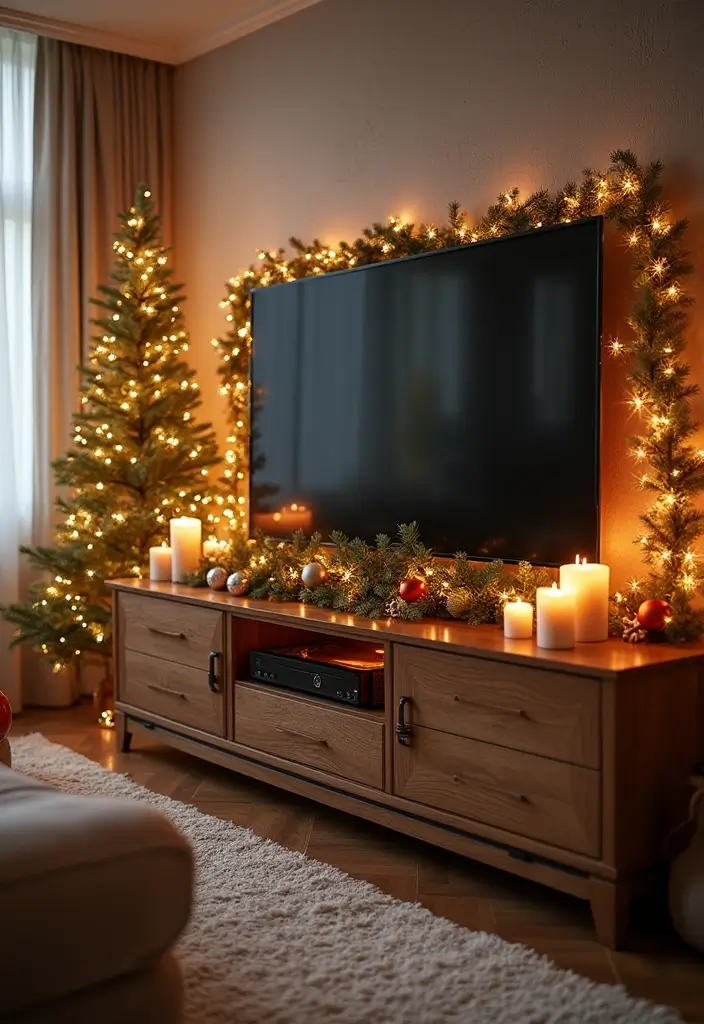 29 TV Stand Christmas Decor Ideas That Look Perfect 30 29 TV Stand Christmas Decor Ideas That Look Perfect - Conclusion