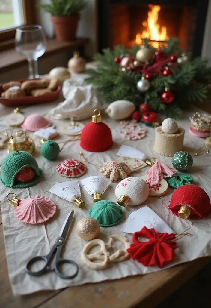 30+ Christmas Home Decor Ideas That Feel Magical 1 30+ Christmas Home Decor Ideas That Feel Magical - 1. Upcycled Ornaments Creation