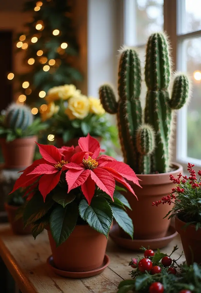 30+ Christmas Home Decor Ideas That Feel Magical 12 30+ Christmas Home Decor Ideas That Feel Magical - 12. Plant-Based Holiday Decor
