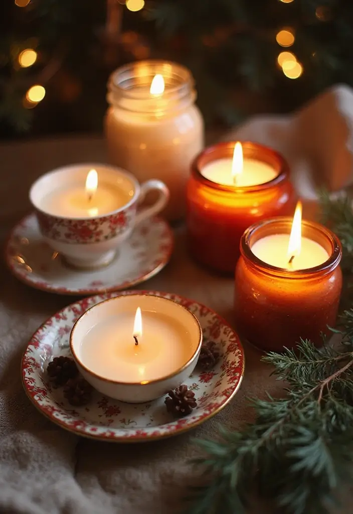 30+ Christmas Home Decor Ideas That Feel Magical 13 30+ Christmas Home Decor Ideas That Feel Magical - 13. DIY Scented Candles