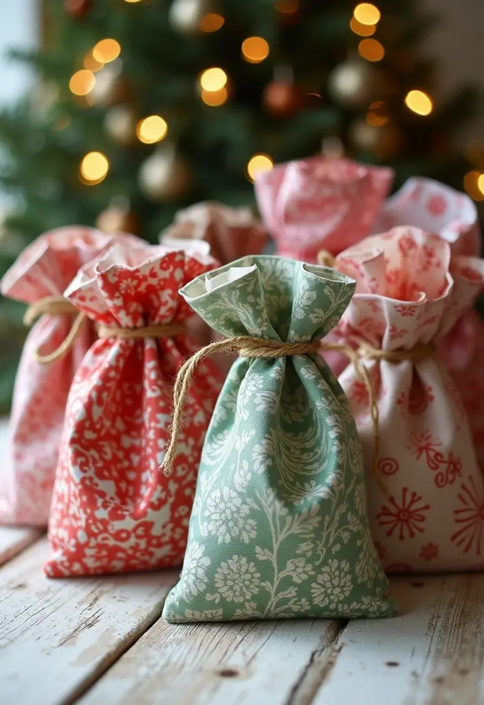 30+ Christmas Home Decor Ideas That Feel Magical 14 30+ Christmas Home Decor Ideas That Feel Magical - 14. Reusable Gift Bags