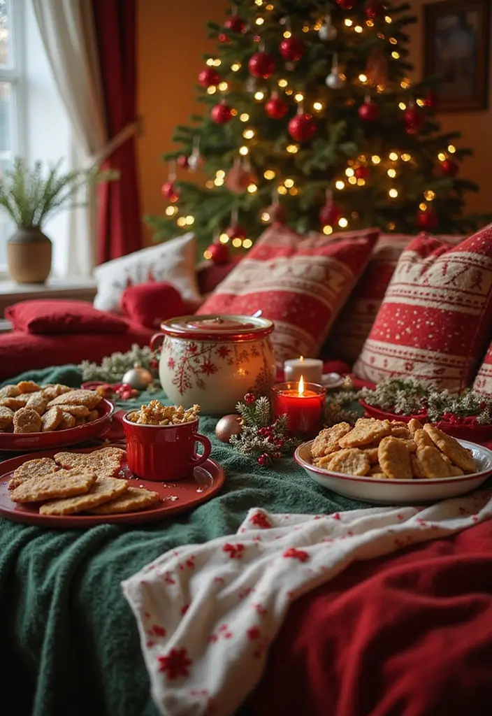 30+ Christmas Home Decor Ideas That Feel Magical 17 30+ Christmas Home Decor Ideas That Feel Magical - 17. Christmas Pajama Party Decor