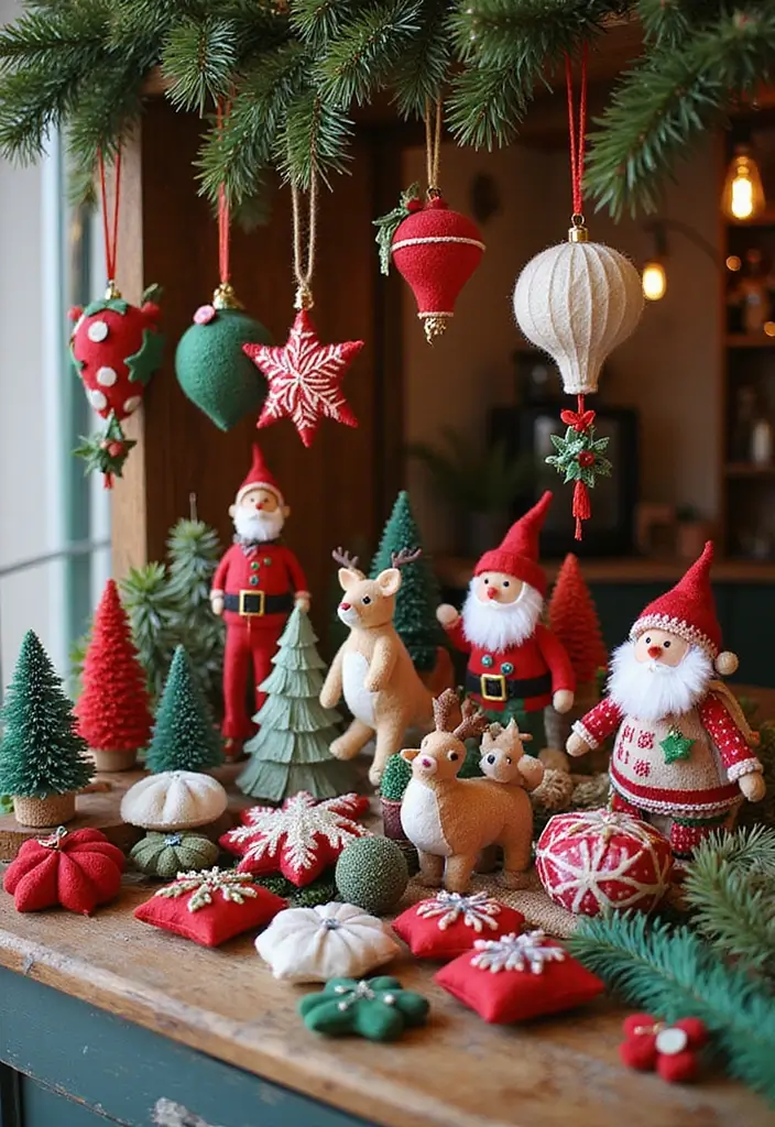 30+ Christmas Home Decor Ideas That Feel Magical 21 30+ Christmas Home Decor Ideas That Feel Magical - 21. Felt Christmas Decorations