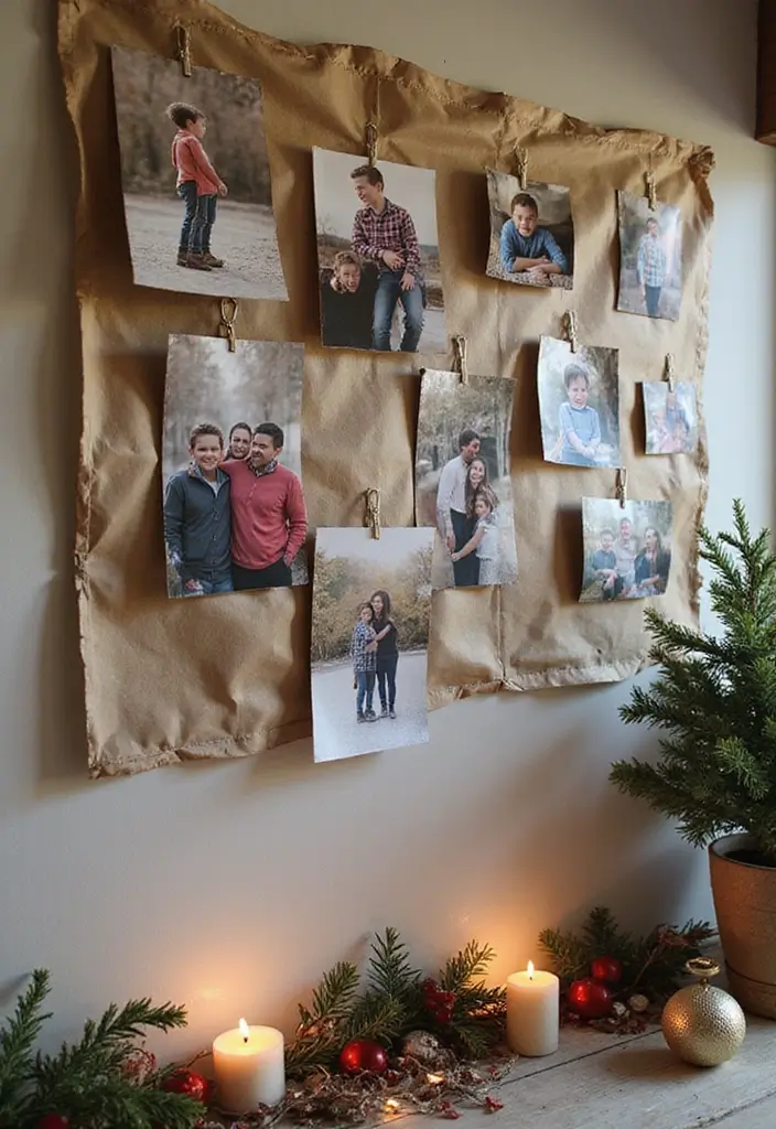 30+ Christmas Home Decor Ideas That Feel Magical 27 30+ Christmas Home Decor Ideas That Feel Magical - 27. Festive Family Photos