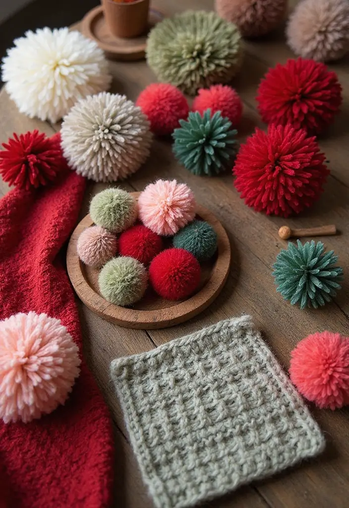 30+ Christmas Home Decor Ideas That Feel Magical 28 30+ Christmas Home Decor Ideas That Feel Magical - 28. Woolen Holiday Accents