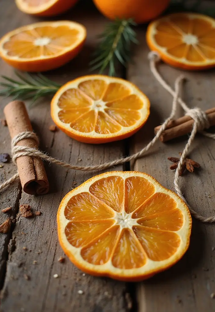 30+ Dining Table Christmas Decor Ideas for Family Gatherings 11 30+ Dining Table Christmas Decor Ideas for Family Gatherings - 11. Dried Orange Slices