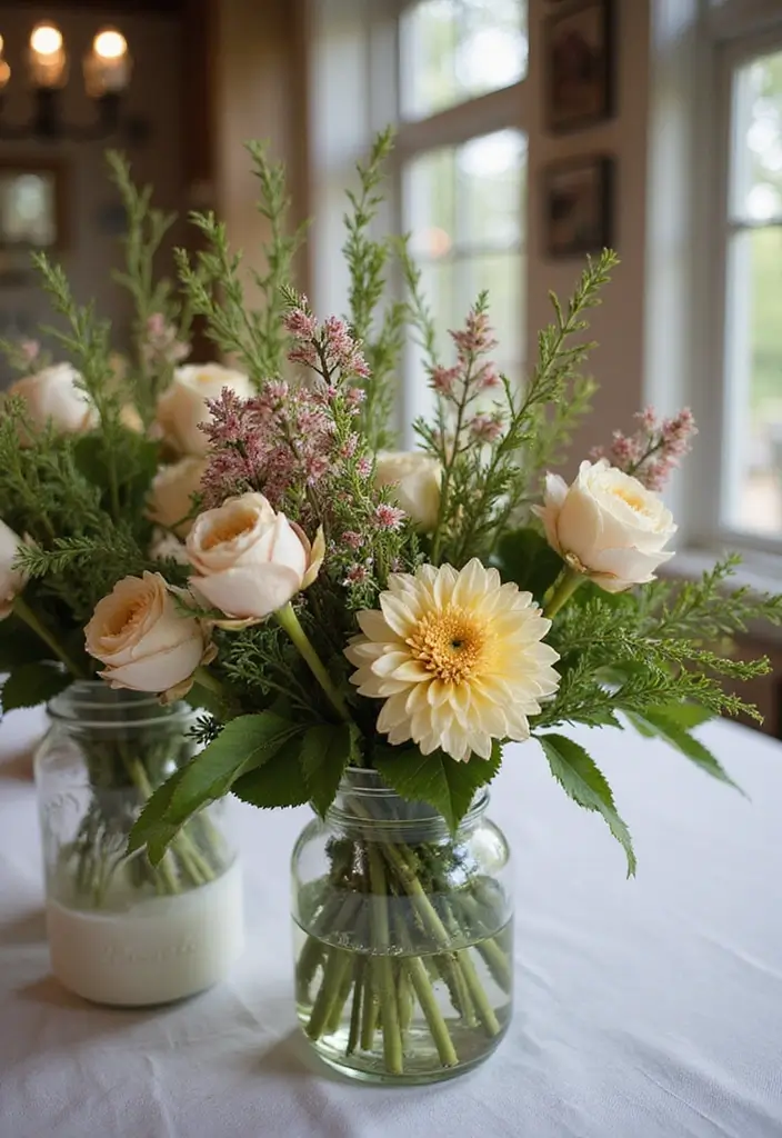 30+ Dining Table Christmas Decor Ideas for Family Gatherings 22 30+ Dining Table Christmas Decor Ideas for Family Gatherings - 22. Floral Arrangements