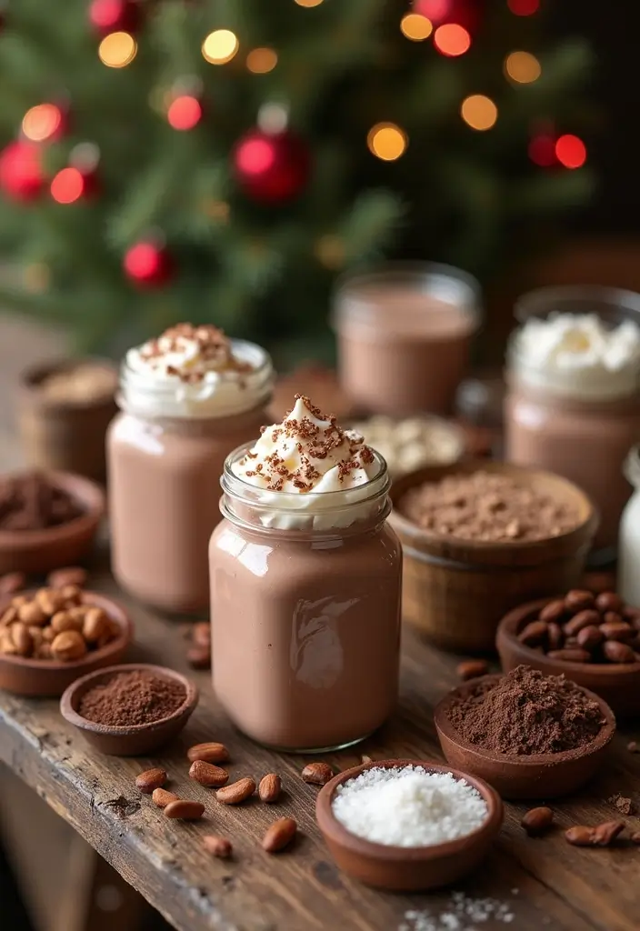 30+ Dining Table Christmas Decor Ideas for Family Gatherings 23 30+ Dining Table Christmas Decor Ideas for Family Gatherings - 23. Hot Cocoa Bar