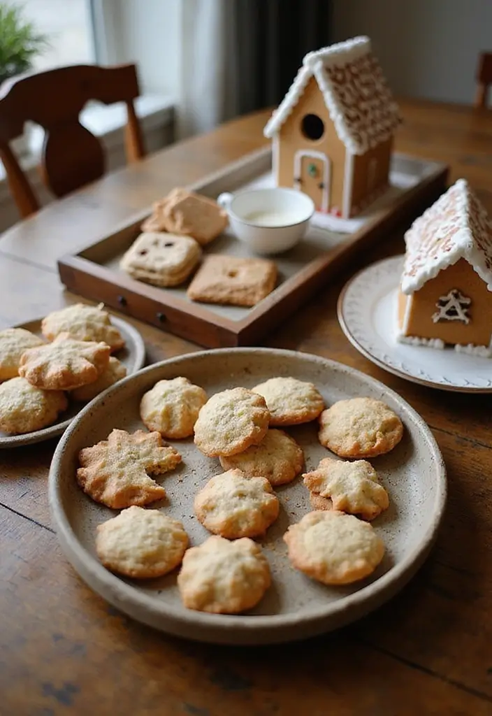 30+ Dining Table Christmas Decor Ideas for Family Gatherings 28 30+ Dining Table Christmas Decor Ideas for Family Gatherings - 28. Homemade Treats as Centerpieces