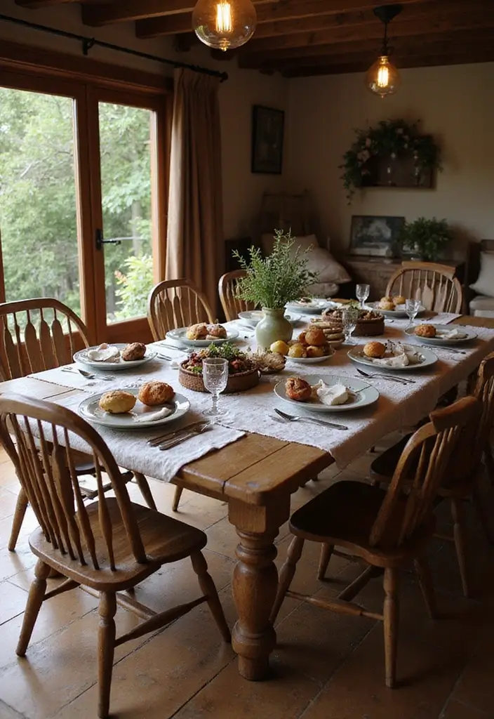 30+ Dining Table Christmas Decor Ideas for Family Gatherings 30 30+ Dining Table Christmas Decor Ideas for Family Gatherings - 30. Share Your Traditions