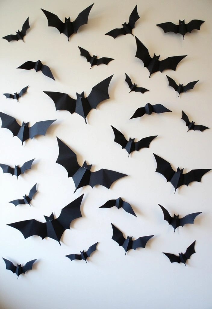 30+ Halloween Decoration Ideas That Instantly Impress 16 30+ Halloween Decoration Ideas That Instantly Impress - 16. Spooky Bat Decorations