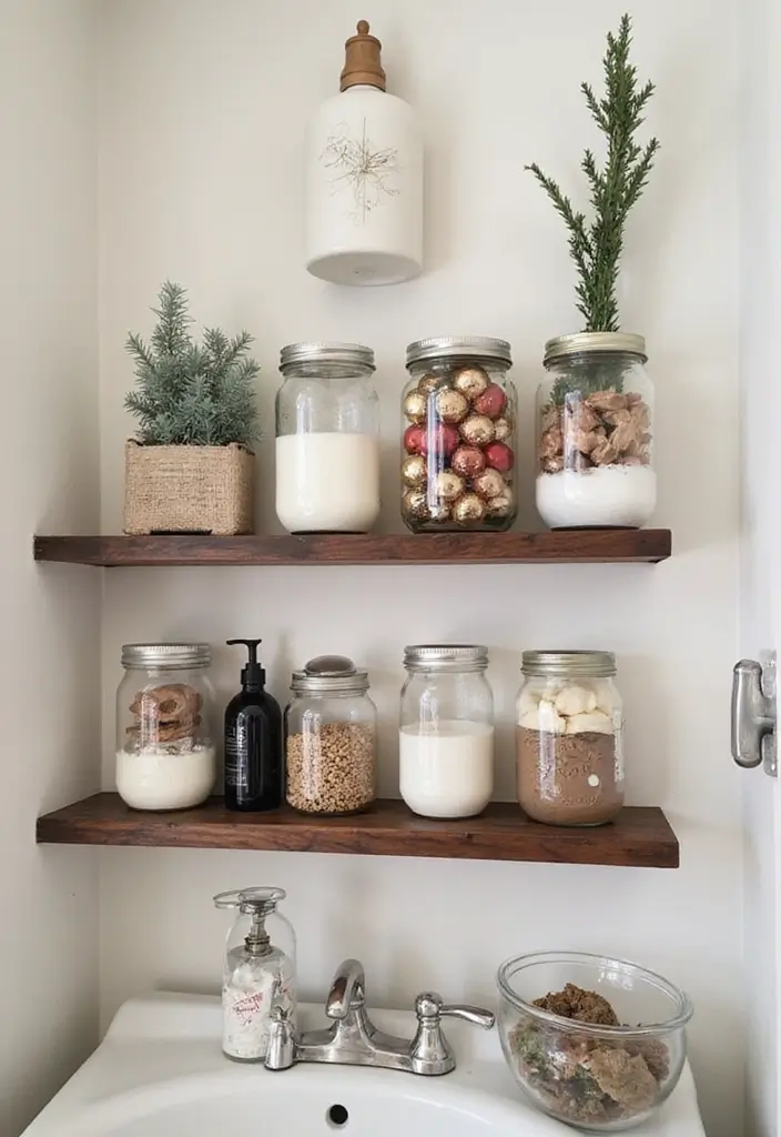 30+ New Year Decoration Ideas for a Fresh Start 10 30+ New Year Decoration Ideas for a Fresh Start - 10. Upcycled Jar Storage