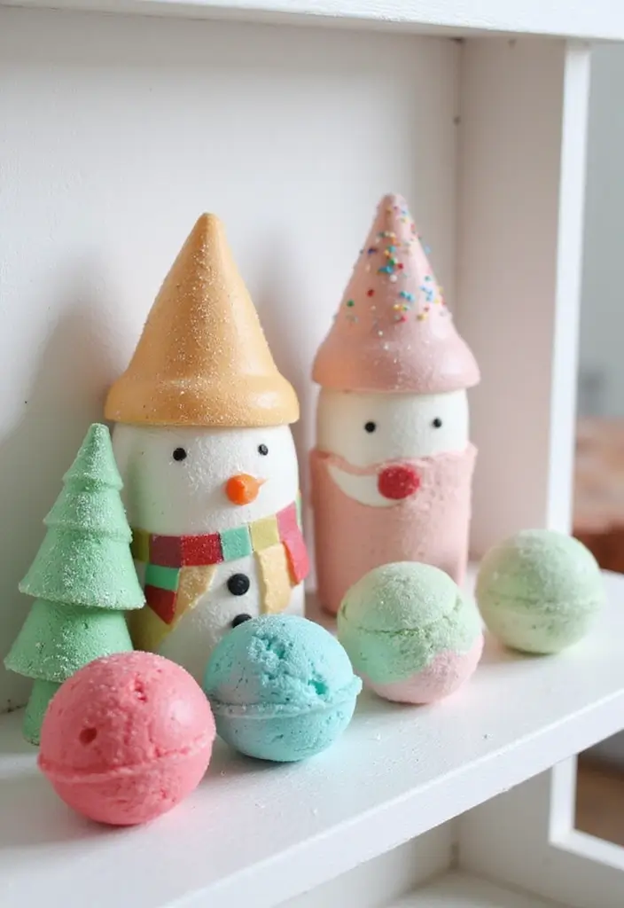 30+ New Year Decoration Ideas for a Fresh Start 13 30+ New Year Decoration Ideas for a Fresh Start - 13. DIY Holiday Bath Bombs