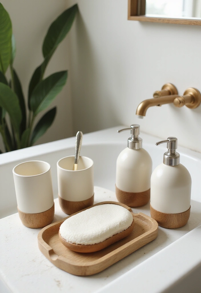 30+ New Year Decoration Ideas for a Fresh Start 22 30+ New Year Decoration Ideas for a Fresh Start - 22. Sustainable Bath Accessories Set
