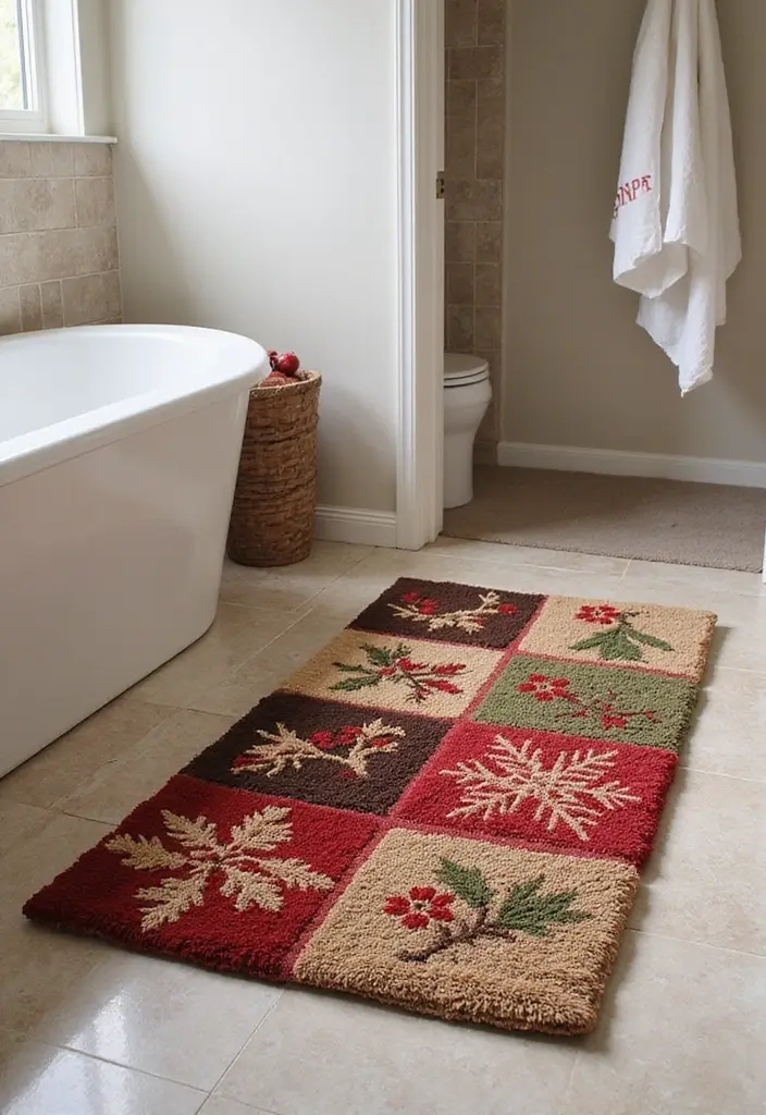 30+ New Year Decoration Ideas for a Fresh Start 29 30+ New Year Decoration Ideas for a Fresh Start - 29. Seasonal Warmth with Rugs