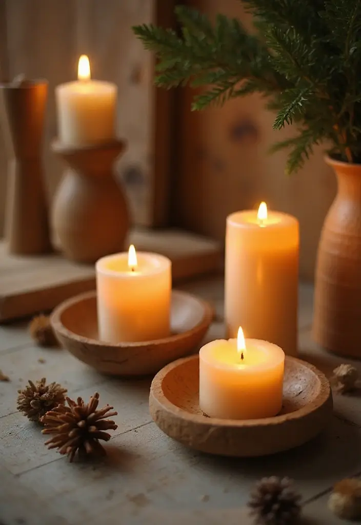 30+ New Year Decoration Ideas for a Fresh Start 3 30+ New Year Decoration Ideas for a Fresh Start - 3. Eco-Friendly Scented Candles