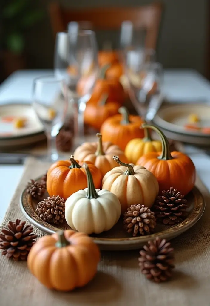 30+ Pumpkin Decoration Ideas for a Creative Halloween 1 30+ Pumpkin Decoration Ideas for a Creative Halloween - 1. Mini Pumpkin Centerpieces