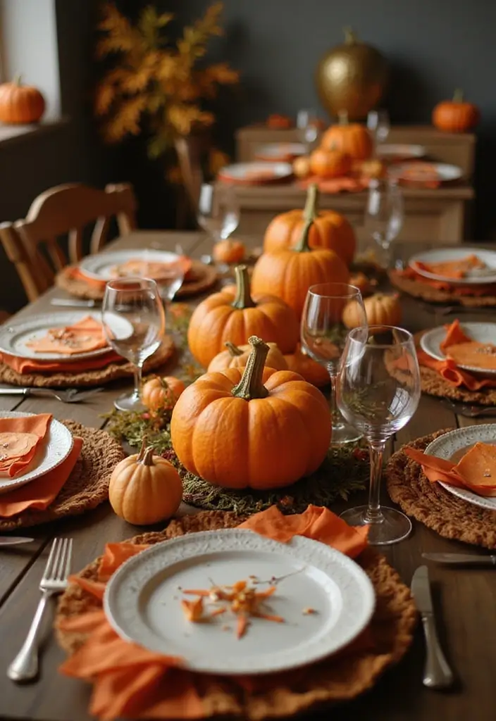 30+ Pumpkin Decoration Ideas for a Creative Halloween 22 30+ Pumpkin Decoration Ideas for a Creative Halloween - 22. Pumpkin-Themed Party Favors