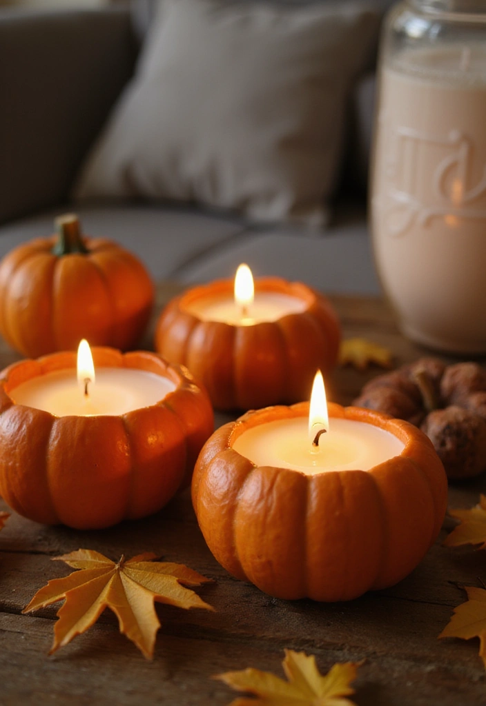 30+ Pumpkin Decoration Ideas for a Creative Halloween 26 30+ Pumpkin Decoration Ideas for a Creative Halloween - 26. Pumpkin Pie Scented Decor