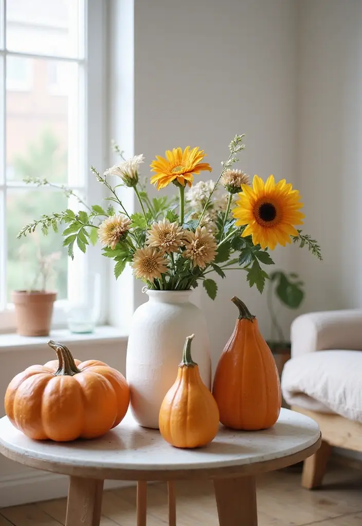 30+ Pumpkin Decoration Ideas for a Creative Halloween 7 30+ Pumpkin Decoration Ideas for a Creative Halloween - 7. Painted Pumpkin Vases