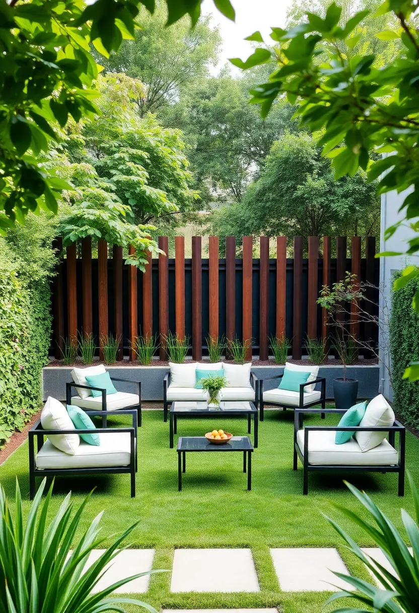 12 Backyard Fence Privacy Ideas for Quiet Comfortable Seclusion 100 12 Backyard Fence Privacy Ideas for Quiet Comfortable Seclusion 10. Floating Fence Panels