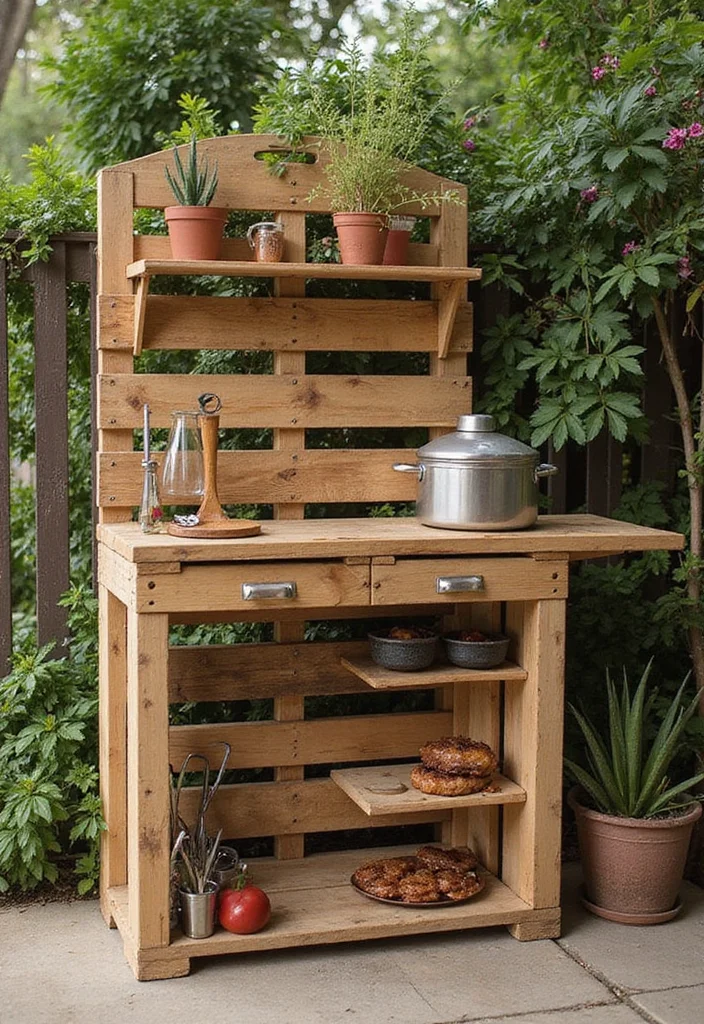 12 Backyard Grill Ideas for Fun Functional Outdoor Cooking 1. Upcycled Pallet Grill